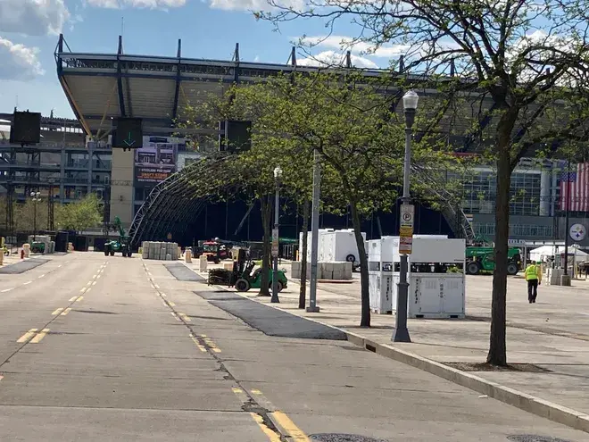NFL Draft Stage Pittsburgh