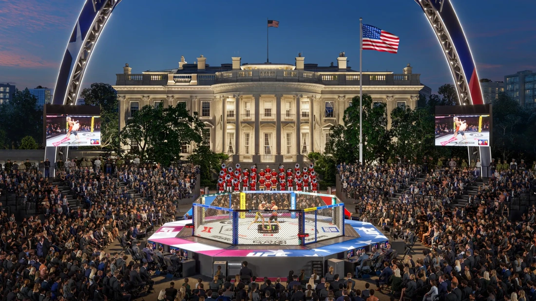 White House UFC Ring