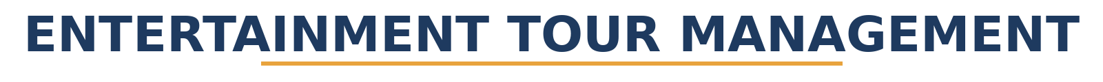 Entertainment Tour Management 