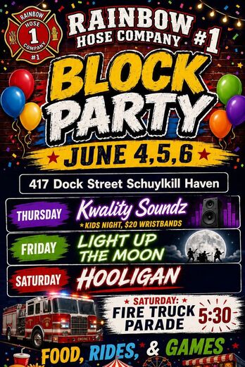 Rainbow Hose Block Party